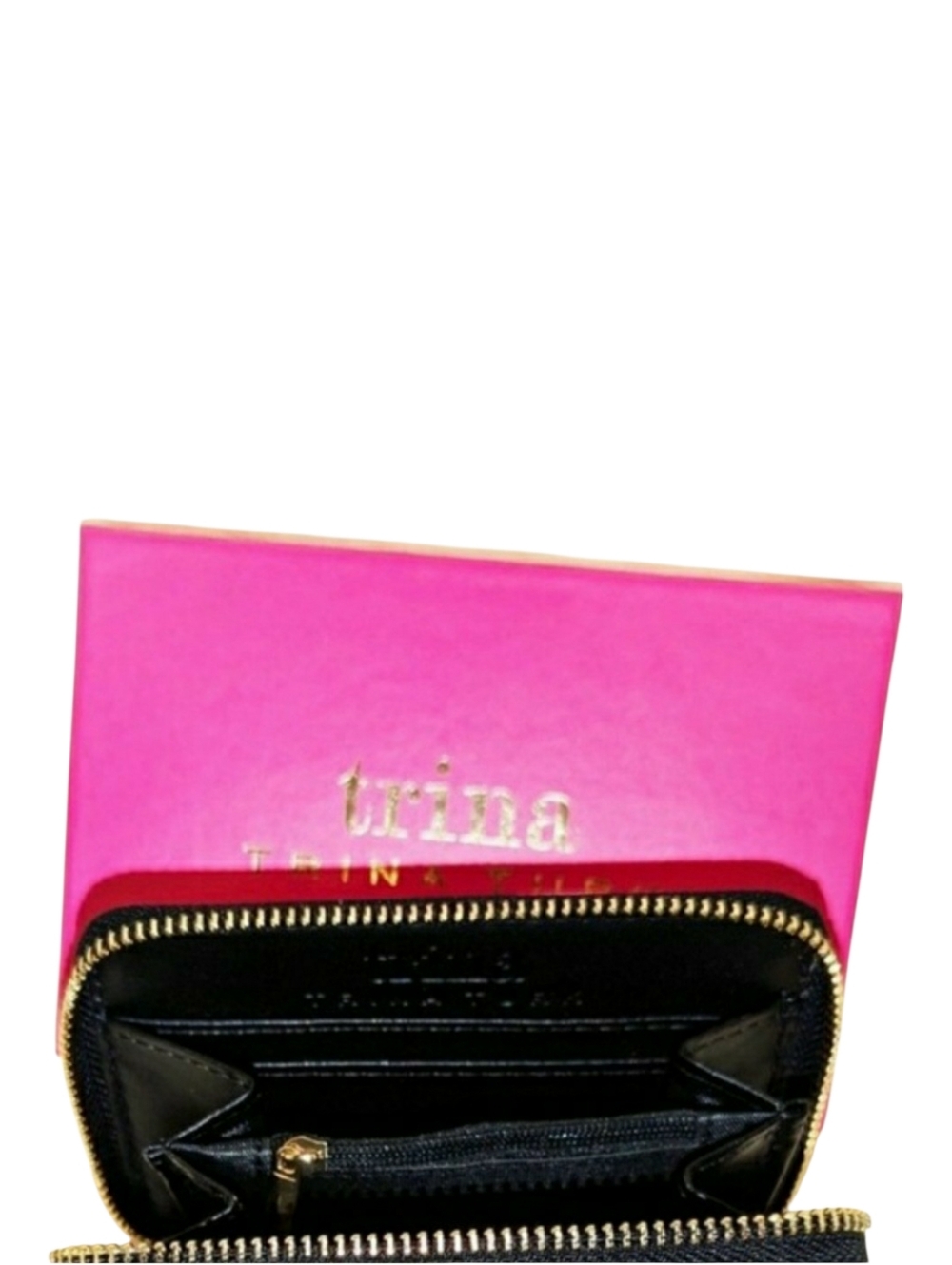 Trina Turk Navy Tote w/ Pink Floral Print & Wallet Set - All Over Narcissus NWT! - Picture 10 of 14